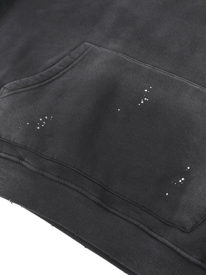 CHOSEN | Vintage Washed Frayed Fleece Hoodie