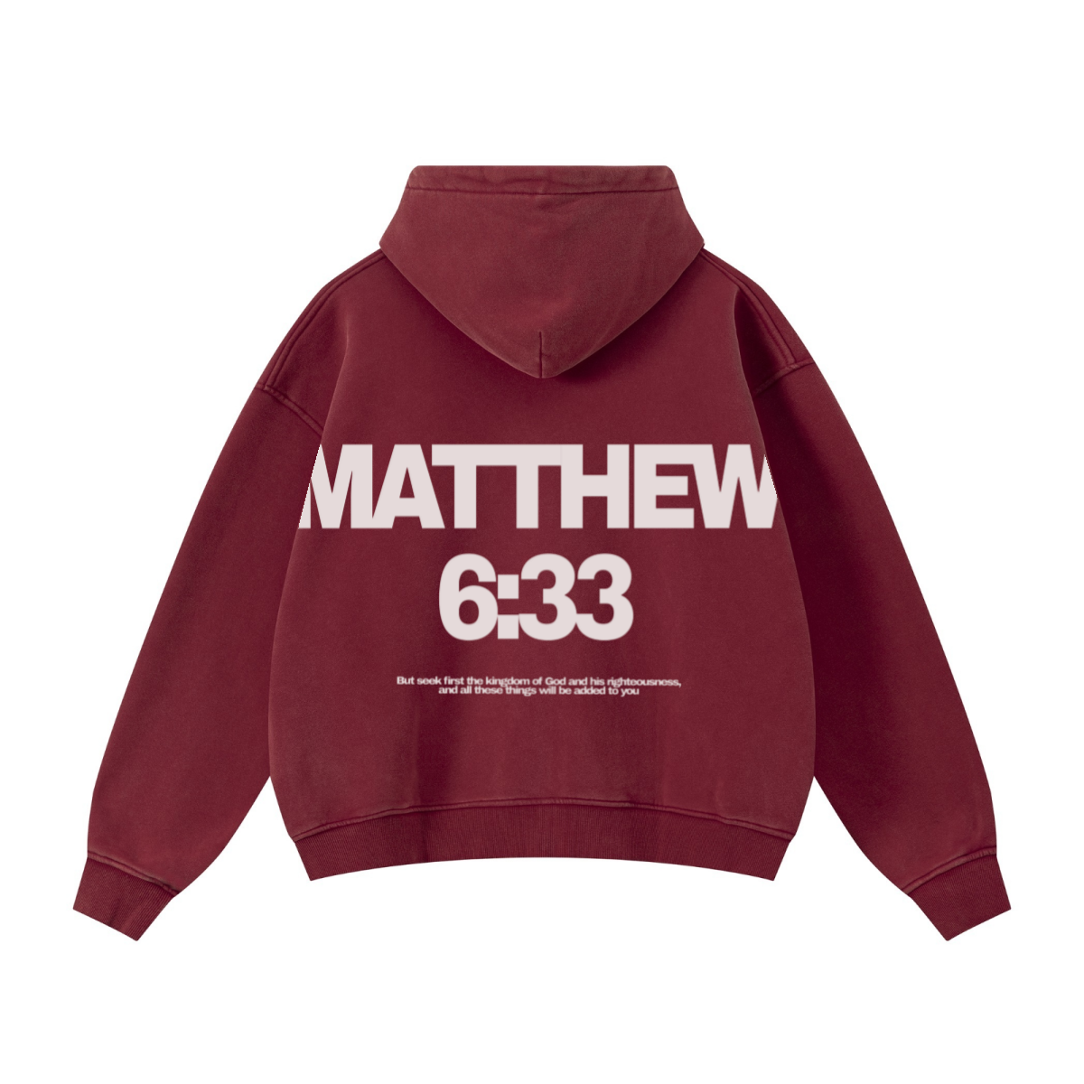 SEEK JESUS vintage wash zip up hoodie