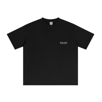 235GSM Men's Low-Shrink Cool-Touch Cotton T-Shirt Black