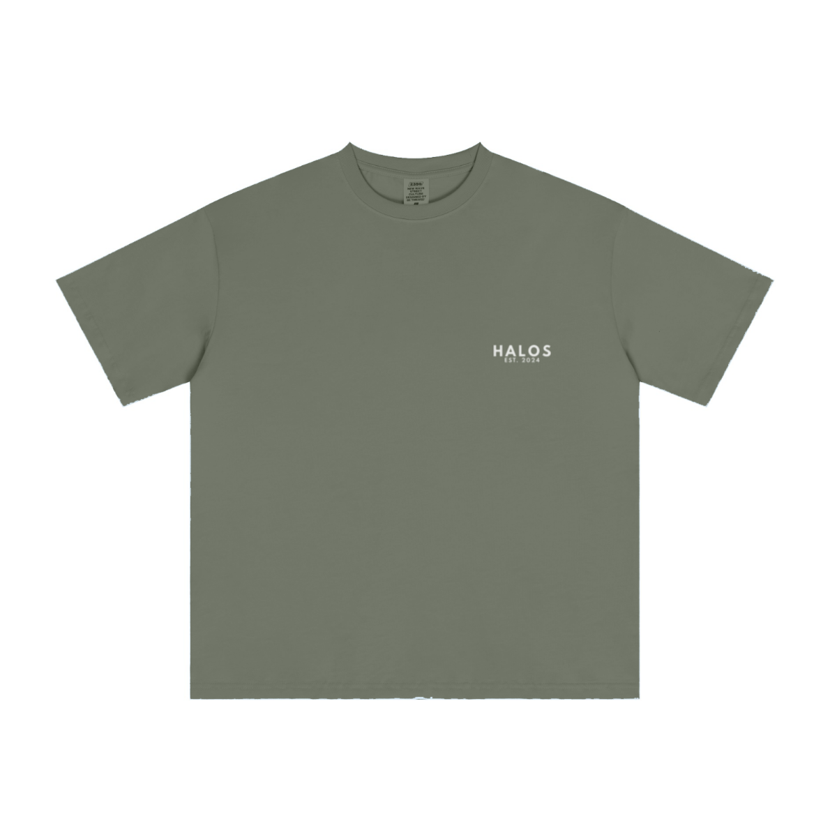 235GSM Men's Low-Shrink Cool-Touch Cotton T-Shirt Green