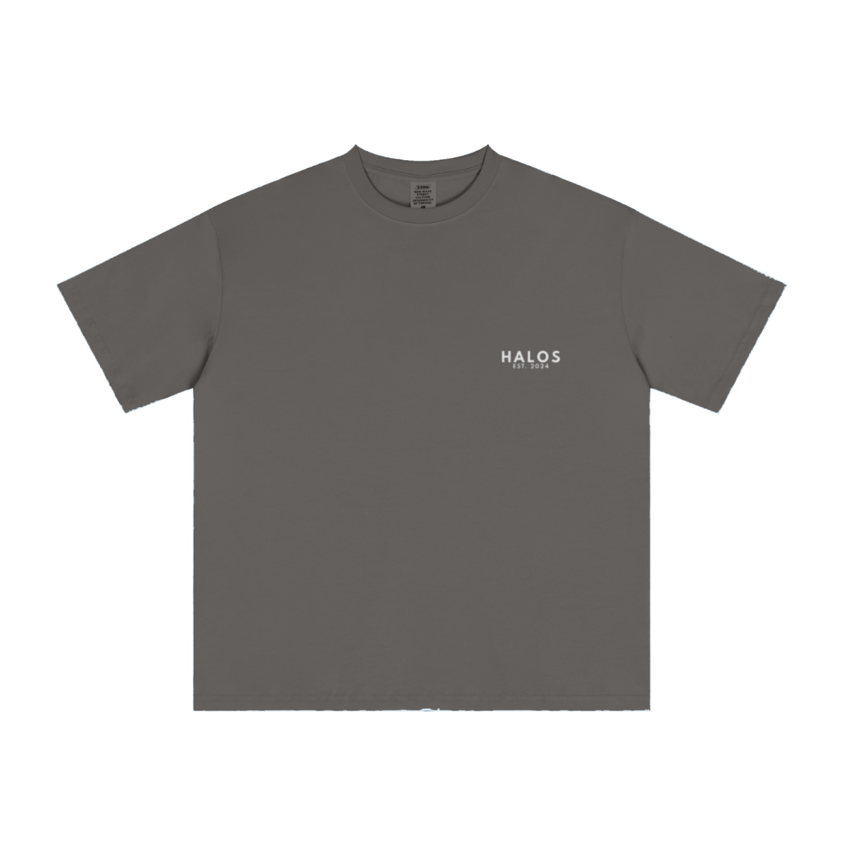 235GSM Men's Low-Shrink Cool-Touch Cotton T-Shirt Gray
