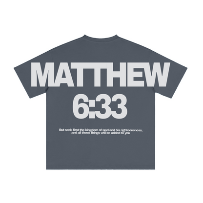 235GSM Men's Low-Shrink Cool-Touch Cotton T-Shirt Dark blue