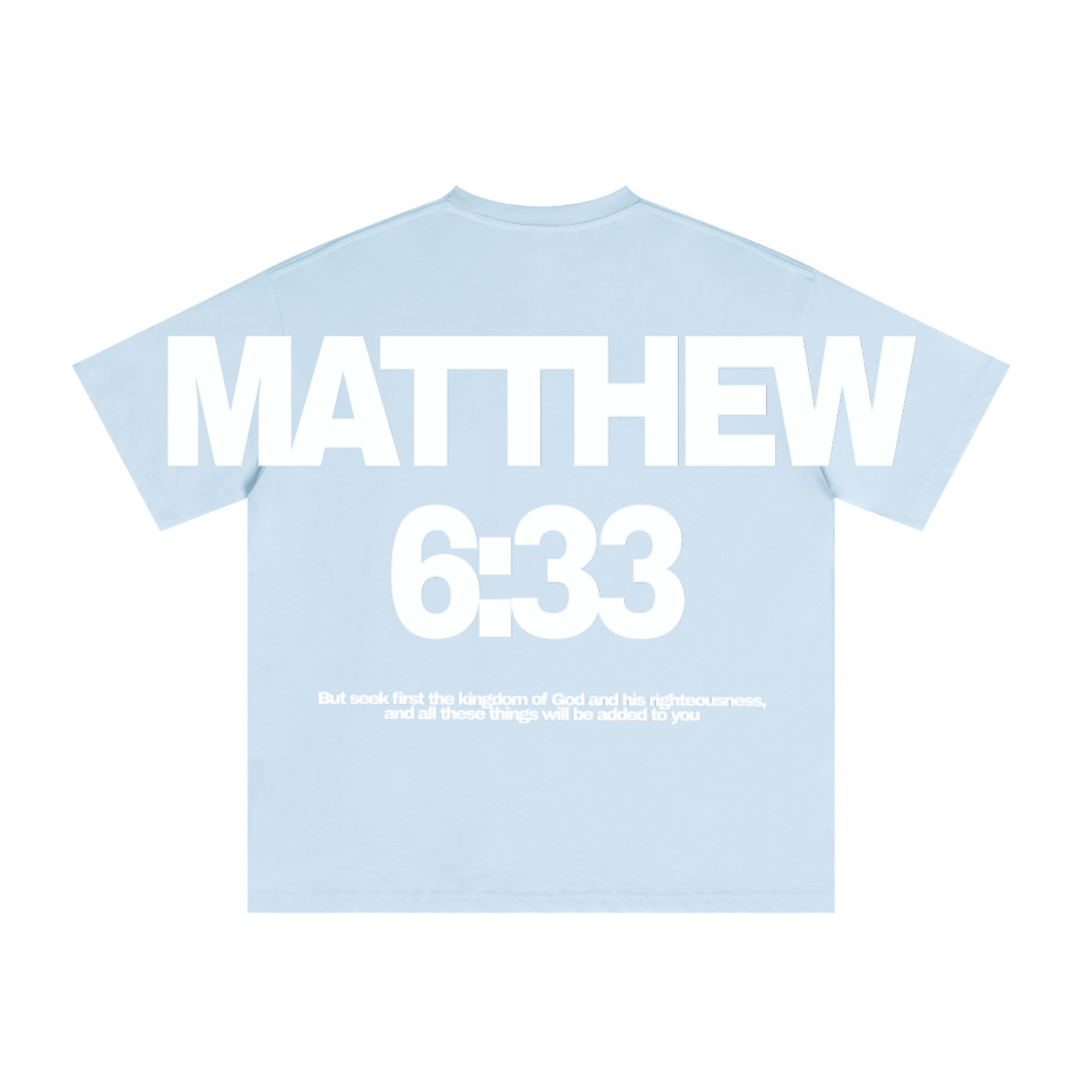 235GSM Men's Low-Shrink Cool-Touch Cotton T-Shirt Light blue