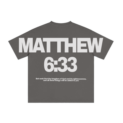 235GSM Men's Low-Shrink Cool-Touch Cotton T-Shirt Gray
